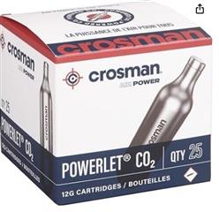 Crosman 2311 CO2 Cartridge Gas Pellet Airsoft BB Pellet 12 Gram 25 Pack